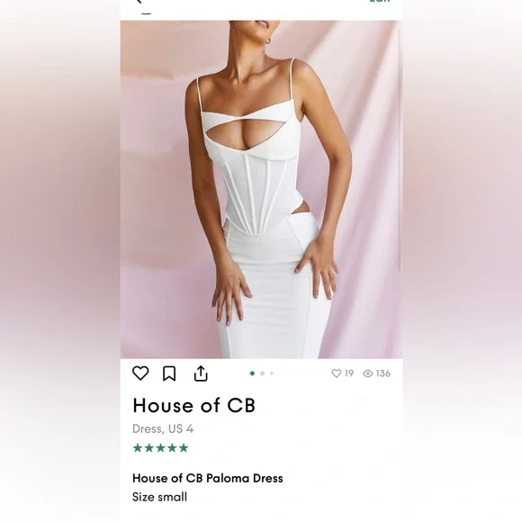 House of CB- Paloma Dress - Picture 2 of 5